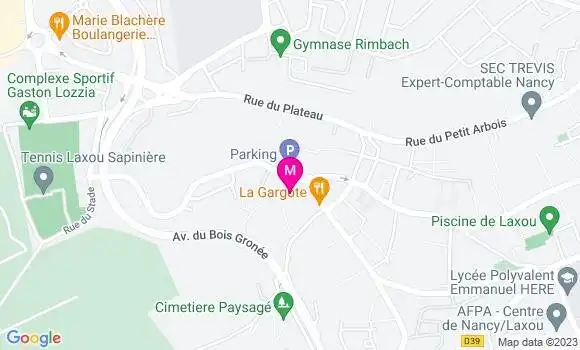 Localisation Restaurant  Les Frérots