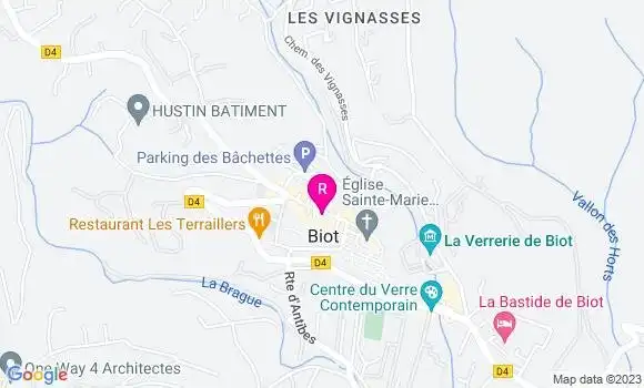 Localisation Restaurant  Le Clos des Artistes