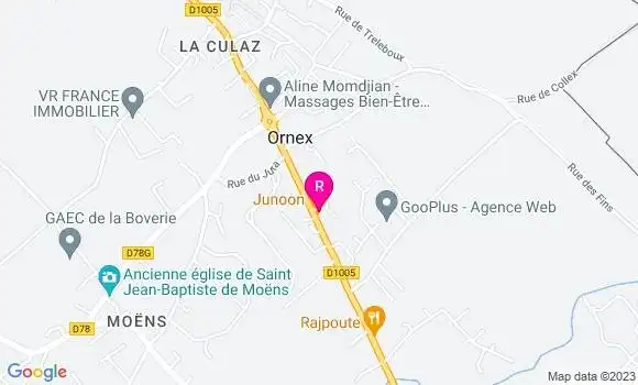 Localisation Restaurant  Junoon