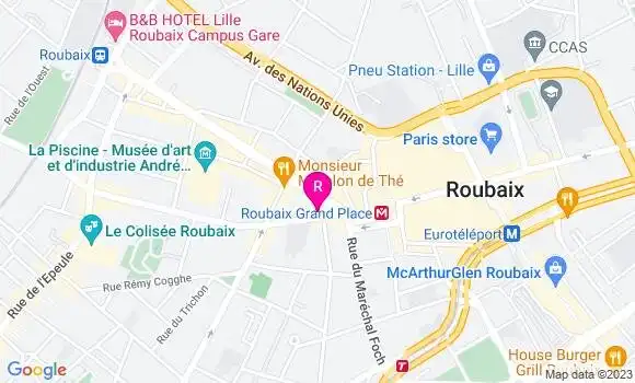 Localisation Restaurant  El Baroque