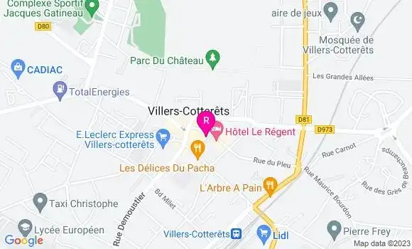 Localisation Restaurant  La Tulipe