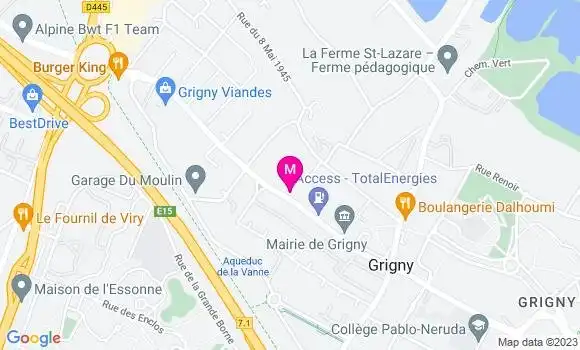 Localisation Restaurant  Le Relais de la Mairie