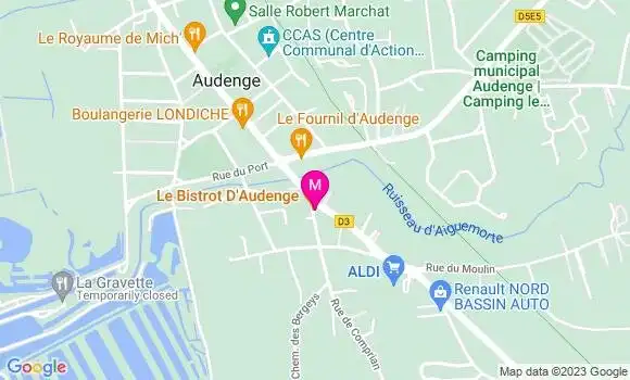 Localisation Le Bistrot d