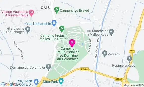 Localisation Restaurant  Le Domaine du Colombier