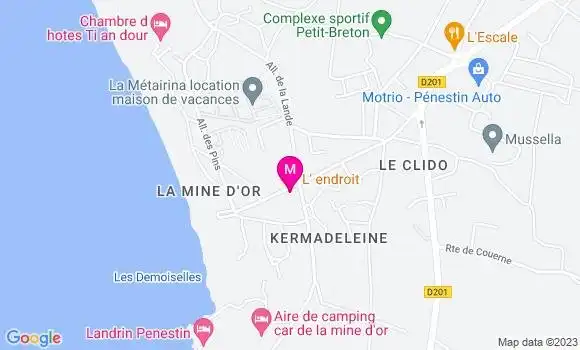Localisation Crêperie L