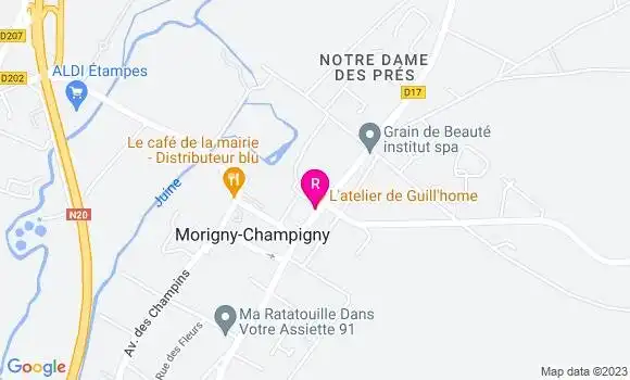 Localisation Restaurant  L