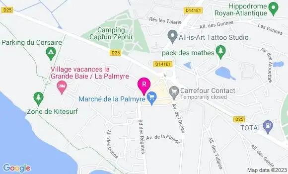 Localisation Restaurant  Le Bout du Monde