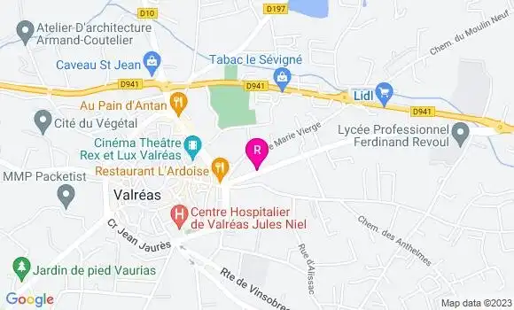 Localisation Restaurant  L