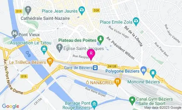 Localisation Restaurant  L