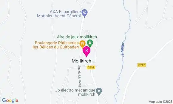 Localisation Restaurant Saint Hubert