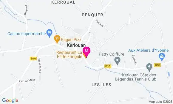 Localisation Restaurant  La P