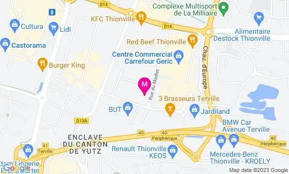 Localisation Restaurant Chinois Le Bienvenu