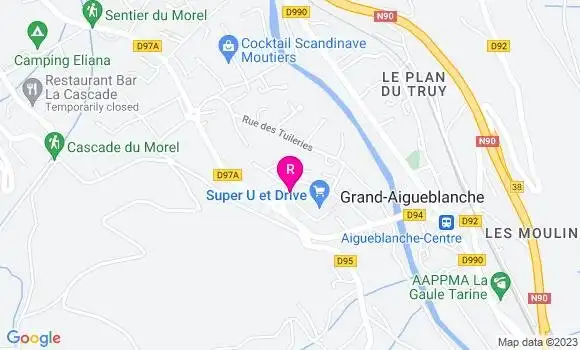 Localisation Restaurant  La Marmotte
