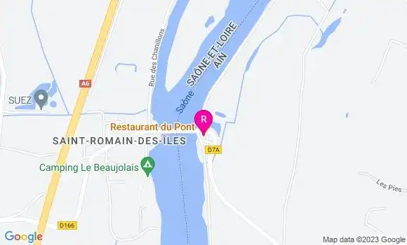 Localisation Restaurant du Pont