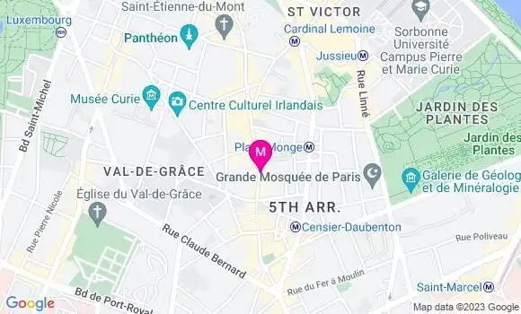 Localisation Restaurant Bar Le Vieux Chêne