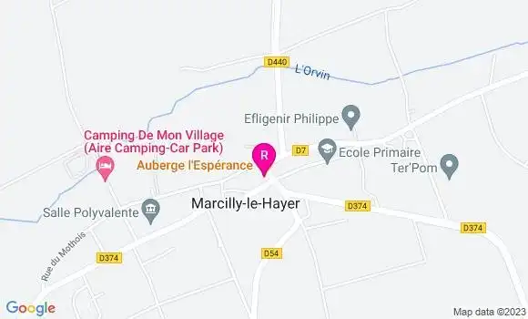 Localisation Auberge L