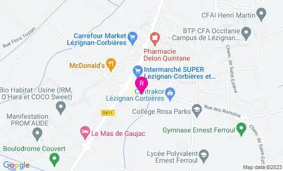 Localisation Giuseppe Pizzeria