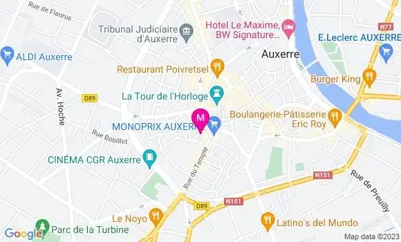 Localisation Restaurant Tapas Le Don Quichote