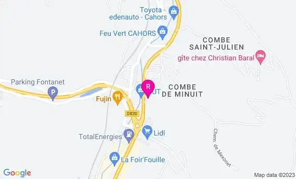 Localisation Restaurant  Quartier Général