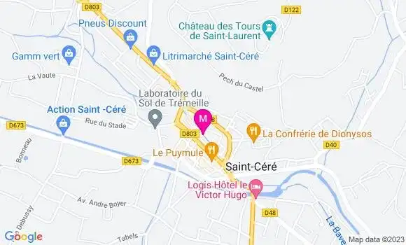 Localisation Restaurant  L