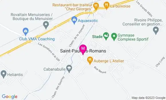 Localisation Restaurant  La Pataterie