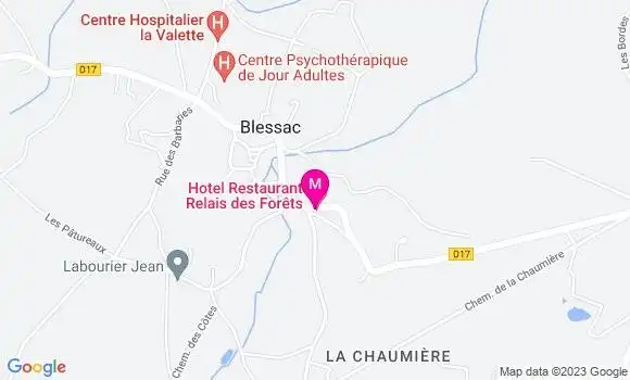 Localisation Restaurant Hôtel Relais des Forêts