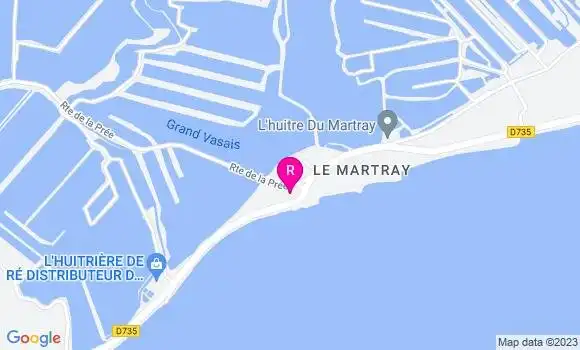 Localisation Restaurant  Le Martray