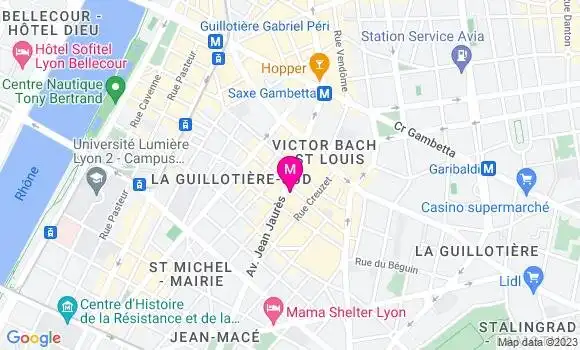 Localisation Brasserie Jaures