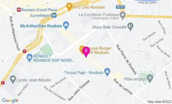 Localisation Kebab El Jood