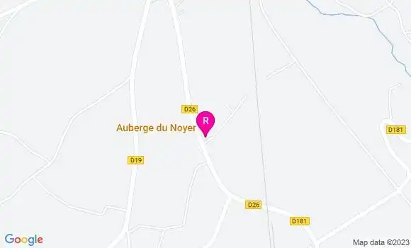 Localisation Auberge du Noyer