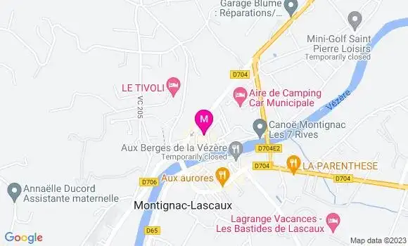 Localisation Restaurant Bar Lou Bombareau