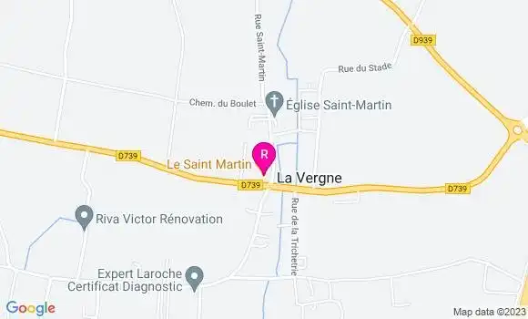 Localisation Restaurant  Le Saint Martin