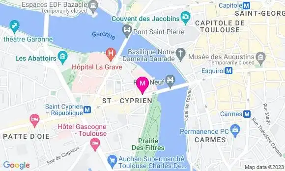 Localisation Restaurant Bar O Boudu Pont