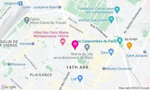 Localisation Restaurant  Le 1818