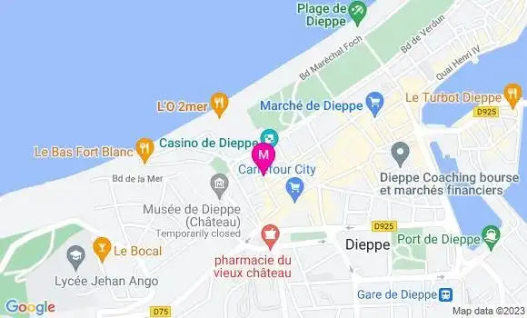 Localisation Restaurant Bar Le Douze
