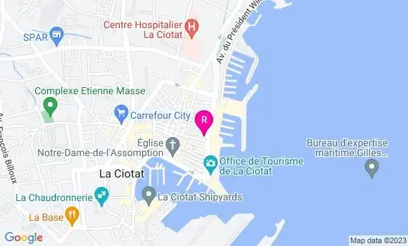 Localisation Restaurant  La Tête d