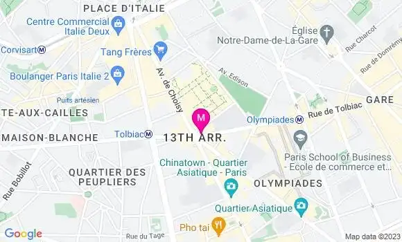Localisation Restaurant  Le Central