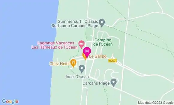 Localisation Restaurant  Les Mouettes