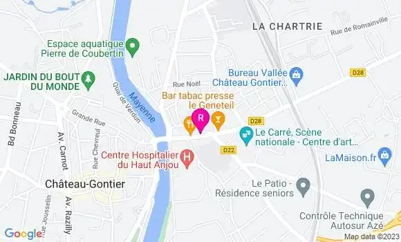 Localisation Brasserie L