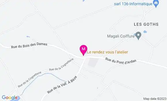 Localisation Restaurant  Le Rendez vous Atelier