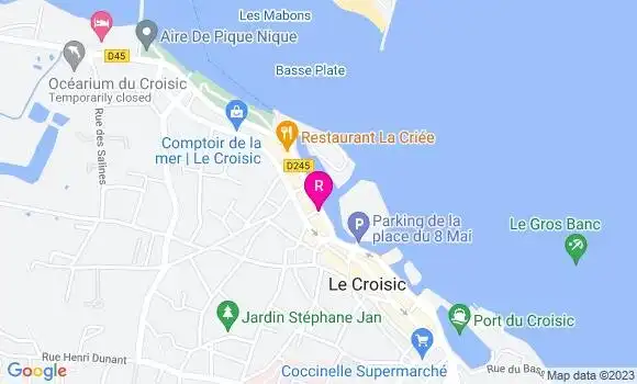 Localisation Restaurant  O Jardin Secret