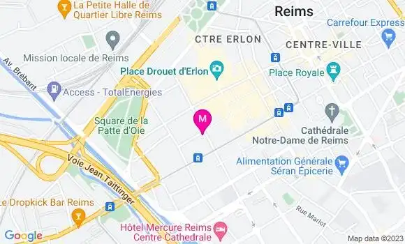 Localisation Restaurant Cambodgien Le Mandarin