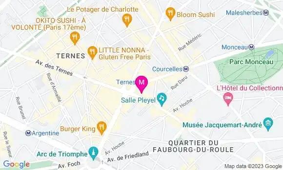 Localisation Bistrot Les 4 Saisons