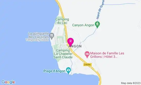 Localisation Restaurant  Le Lanfonnet
