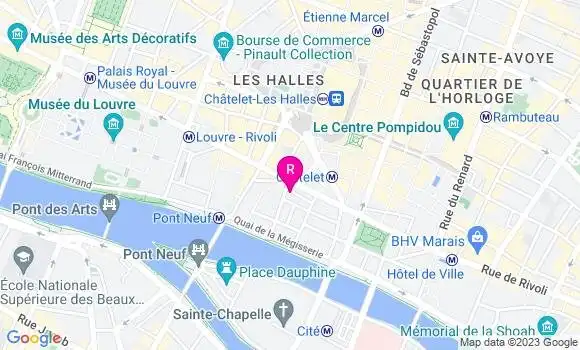 Localisation Brasserie Au Metro