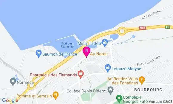 Localisation Restaurant  Au Noroit