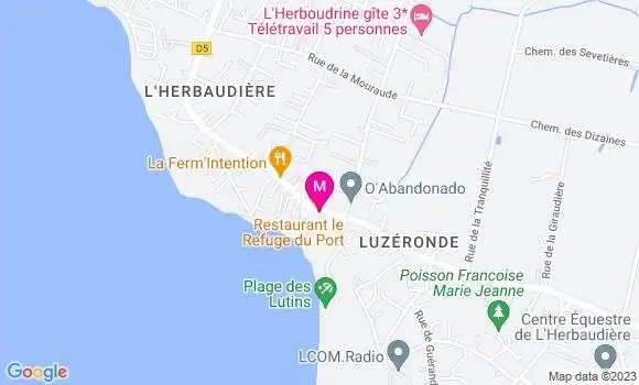 Localisation Restaurant  Au Vieux Loup de Mer