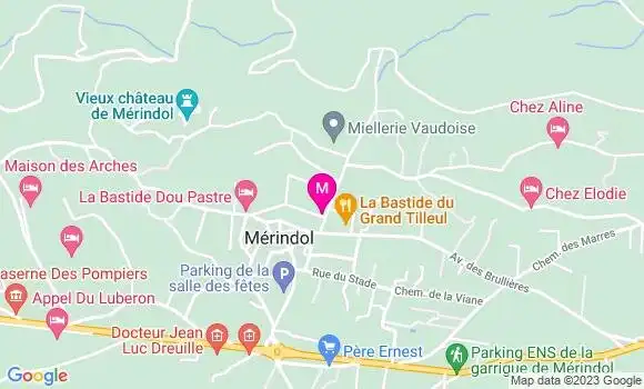 Localisation Restaurant  La Terrasse des Cigales