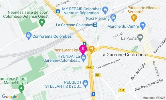 Localisation Restaurant Italien Gloria