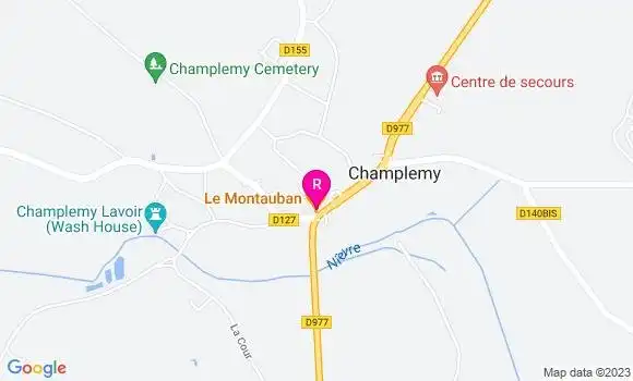 Localisation Restaurant  Le Montauban